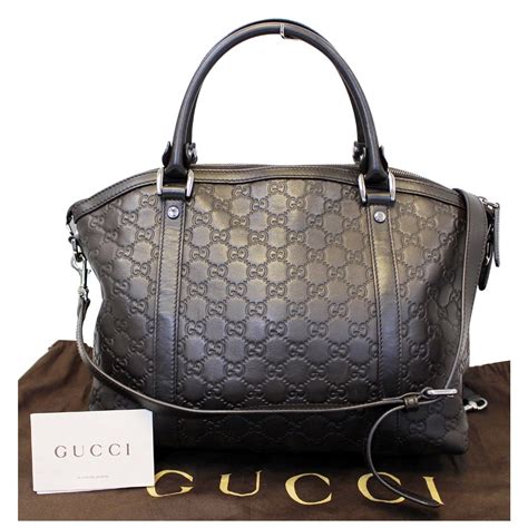 are all gucci bags made of leather|gucci shoulder bag vintage.